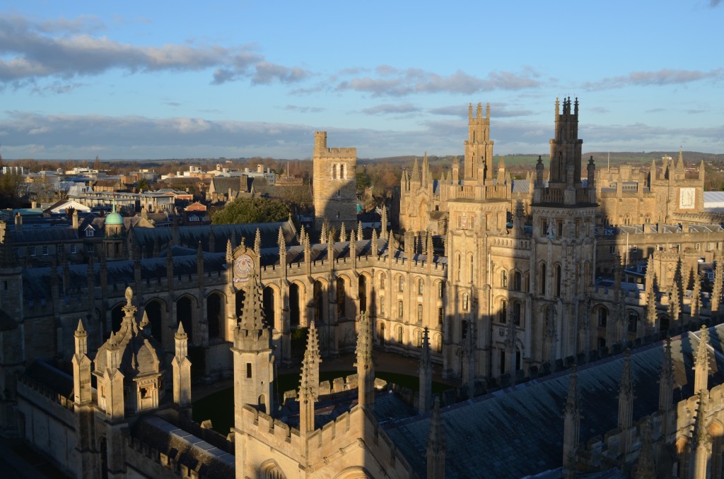 View from St. Mary's, Oxford