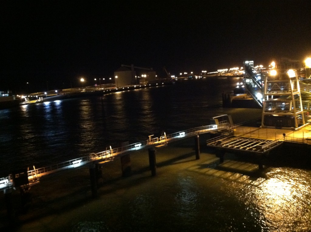 The ferry crossing at Calais