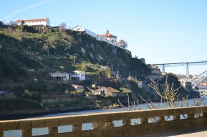 A view of Vila de Gaia from Porto, across the Douro in Portugal