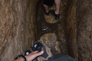 Barefoot in the aqueduct, City of David, Israel