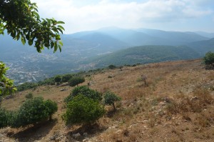View from the shrine of Nebi Sabalan, Hurfeish, Israel