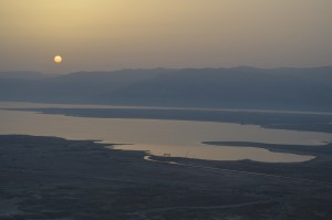 View of the Sunrise from Masada, Israel