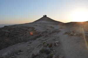Camel Rock atop Makhtesh Ramon; Negev Desert, Israel