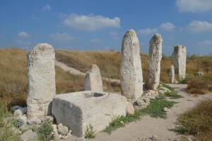 Canaanite ruins at Tel Gezer, Israel