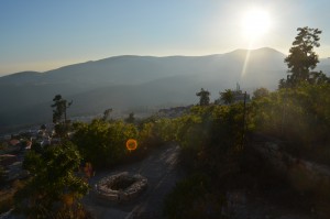 Citadel Park in Tzfat, Israel