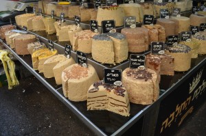 Halvah in the Souk HaCarmel; Tel Aviv, Israel