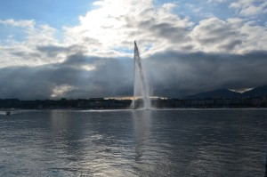 Jet d'Eau; Lake Geneva, Switzerland