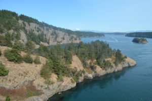 Eastern view from Deception Pass Bridge